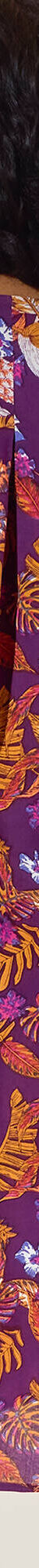 Robe imprimée, manches courtes (violet / multicolore) Robe imprimée, manches courtes (violet / multicolore)
